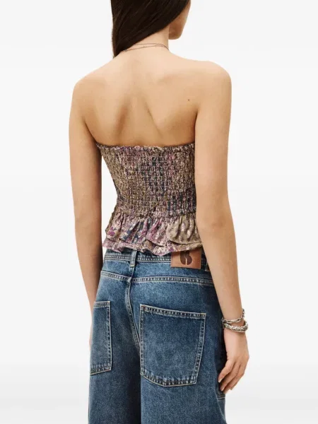 Bluzka w kwiaty Ba&sh w kwiatki z nadrukiem