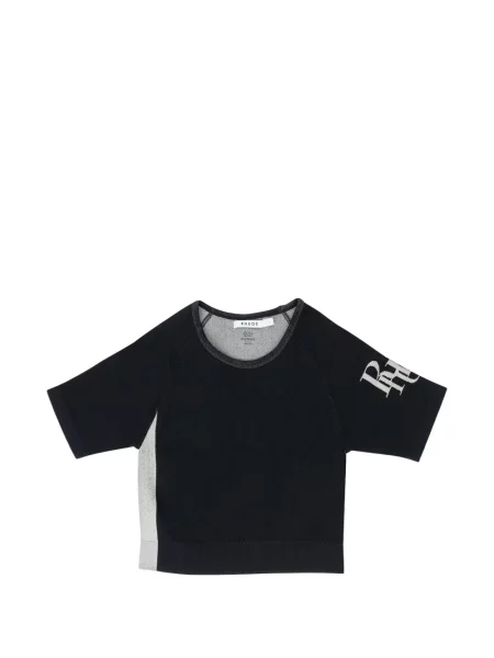 Tricou Rhude cu dungi negru