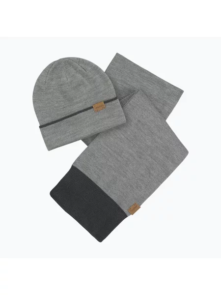 Musto Tipped Beanie & Sál ajándék szett szürke/ melange. Méret: OS szürke