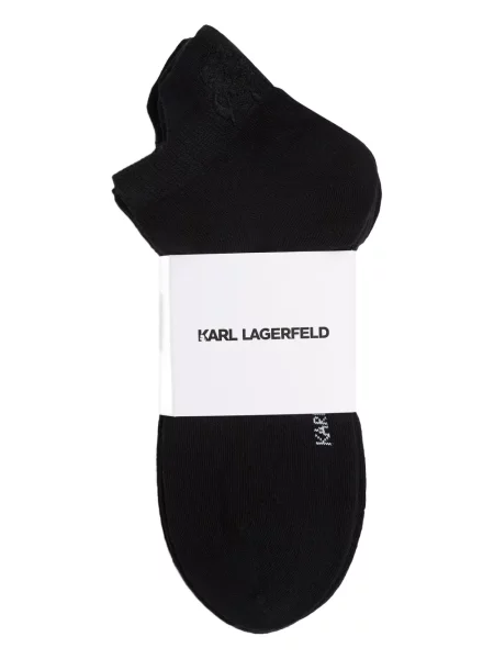 Чорапи Karl Lagerfeld черно
