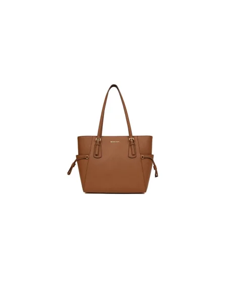 Shopperka Michael Kors skórzana brązowa