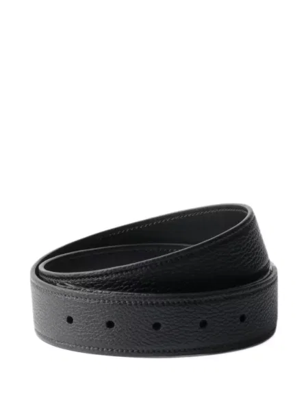 Cu centură curea Prada din piele cu bretele negru