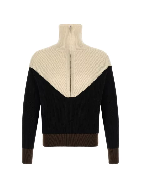 Pulover Kiton tricotate negru