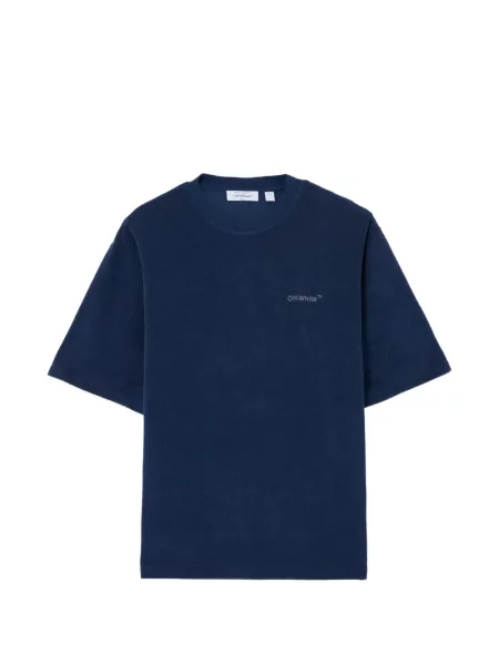 Tricou Off-white cu autograf alb