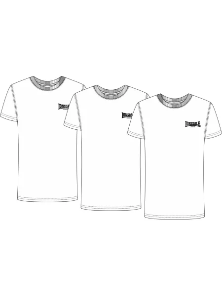 Maieu tricou Lonsdale alb