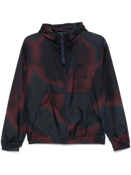 Яке Lacoste с градиентным принтом синьо