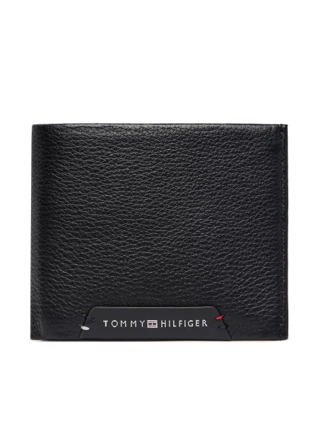 Tommy Hilfiger Портфейл Th Corp Mini Cc черен