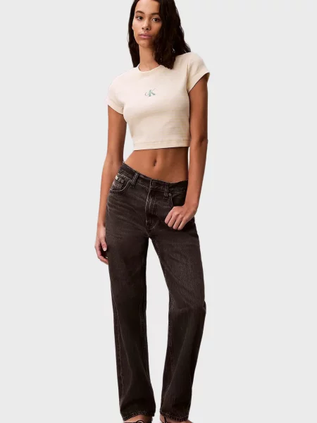 Детский топ Calvin Klein Jeans желтый