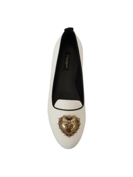 Balerinki Dolce And Gabbana biznesowe białe