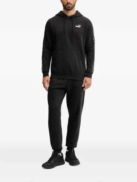 Hanorac cu glugă Puma cu autograf negru