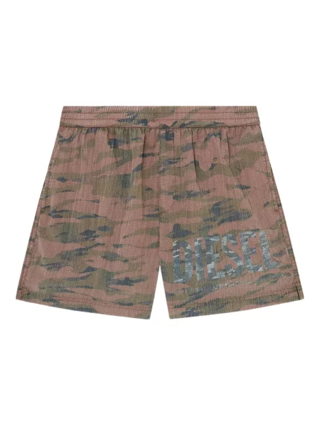 Slip de baie Diesel cu model camuflaj roz