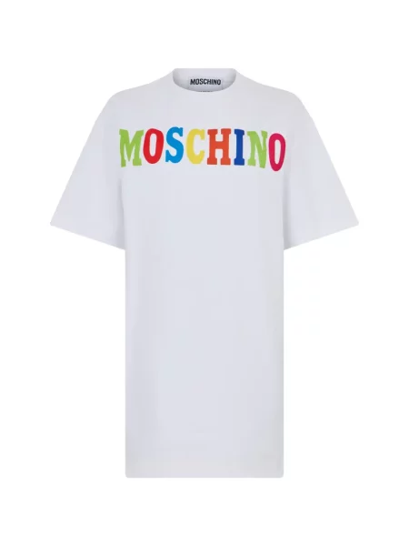 Scurt rochie mini Moschino cu imagine alb