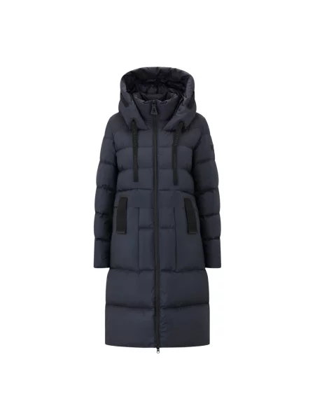 Kurtka puchowa Betty Barclay z kapturem niebieska