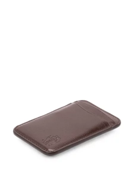 Portofel Brunello Cucinelli din piele maro