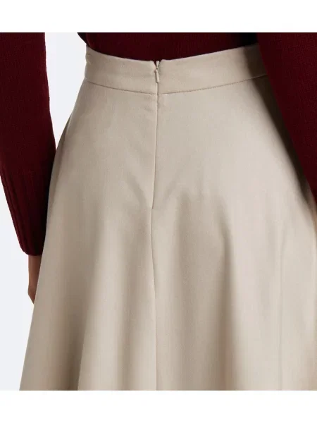 Fustă midi 's Max Mara de lână bej