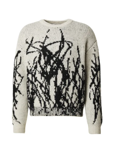 WEEKDAY Svetr Emilio krémová černá