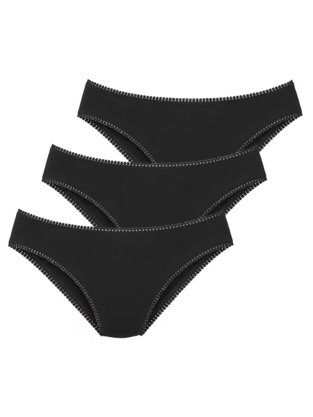 LASCANA Slip Jazz' negru