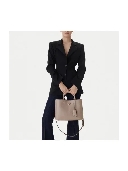 GUESS Poșete Meridian II gri taupe bej