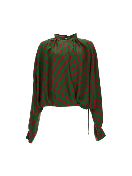 Bluzka Dries Van Noten zielona