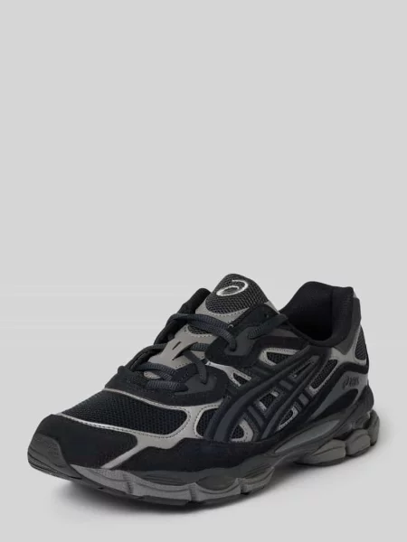 Sneakersy z detalem z logo Asics czarne