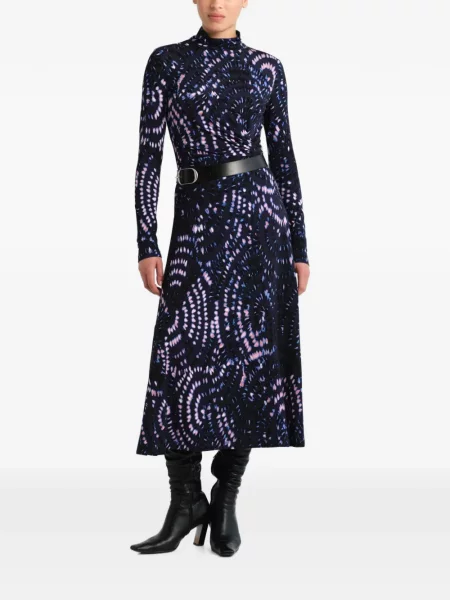 Rochie midi Cara Cara albastru