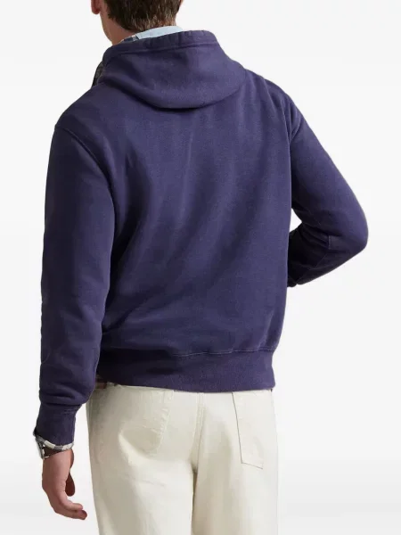 Pulover Polo Ralph Lauren cu dungi de catifea cord maro