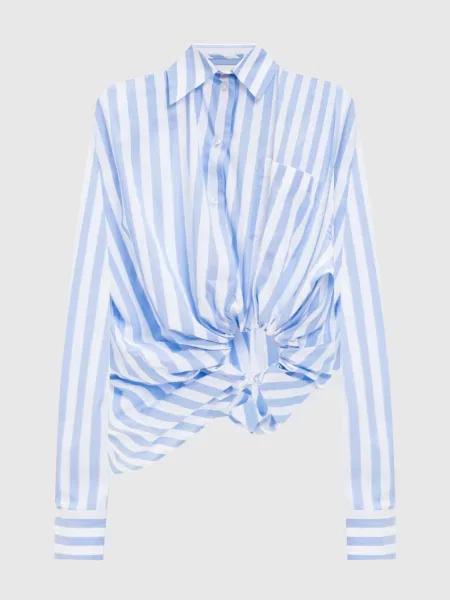 Сорочка в смужку Max Mara Sportmax біла