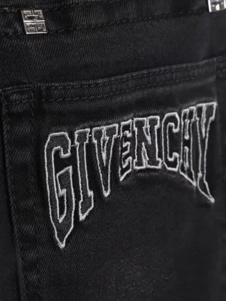 Jeansy dziecięce Givenchy czarne