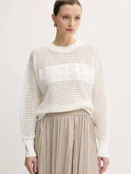 BOSS Orange pulover light bej