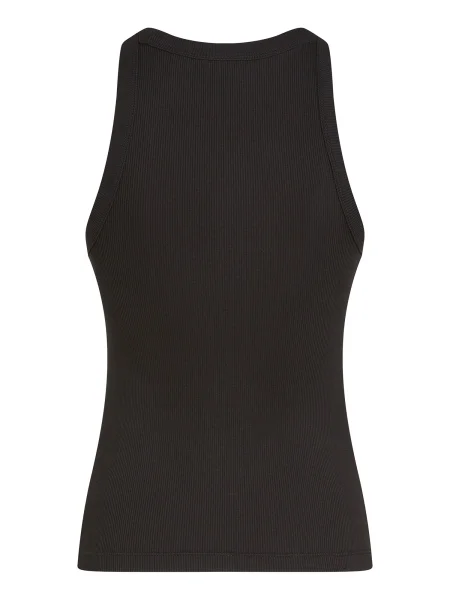 Top din denim Calvin Klein Jeans negru