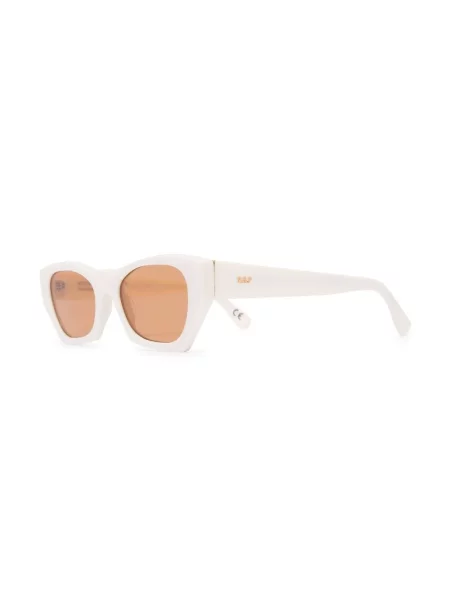 Ochelari de soare Retrosuperfuture cu imprimeu geometric alb