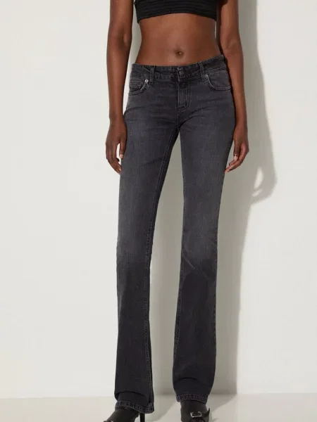 Джинси Fiorucci Faded Black Low Rise Bootcut Jeans висока посадка чорні