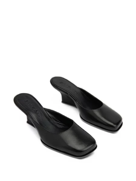Papuci tip mules By Far negru