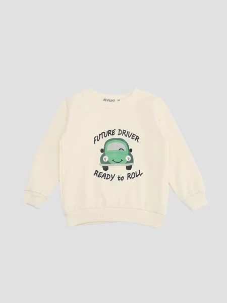 Дитячий Світшот YUKI молочний