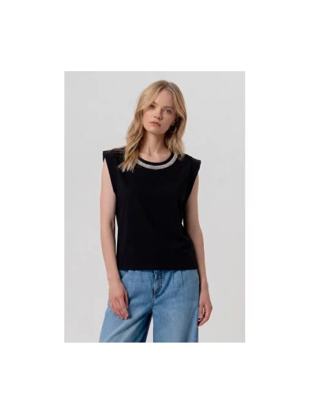 Top Fracomina negru