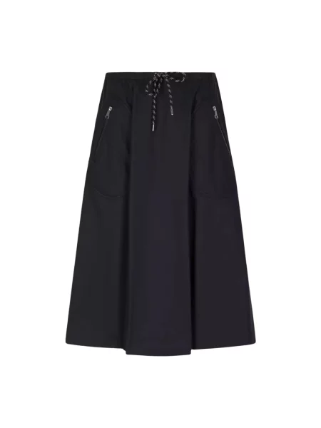 Spódnica midi Moncler niebieska