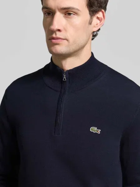Sweter Lacoste granatowy