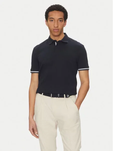 JOOP! Jeans Polo 15 Granatowy Modern Fit