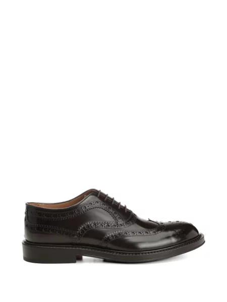 Brogues Corvari din piele maro