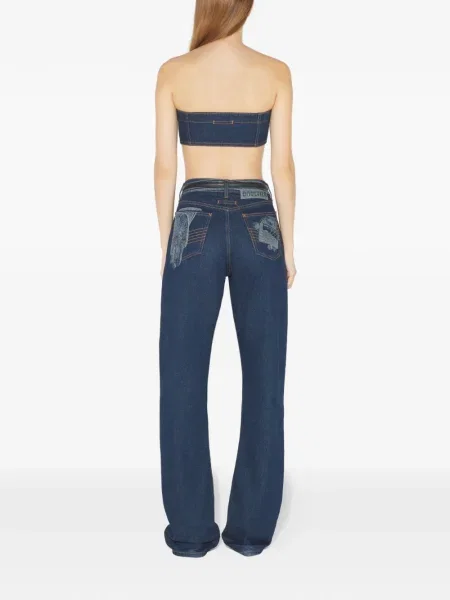 Top Jean Paul Gaultier albastru