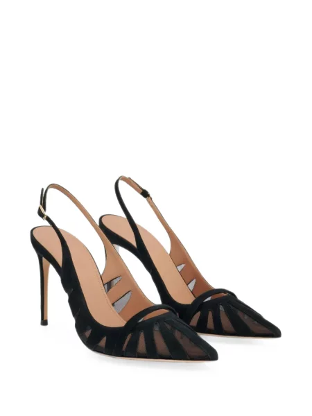 Pantofi cu toc Malone Souliers slingback negru