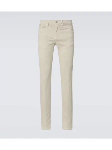 Kavbojke z visokim pasom Frame z visokim pasom bež