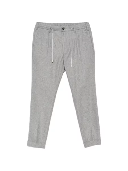 Pantaloni Eleventy cu cordon gri
