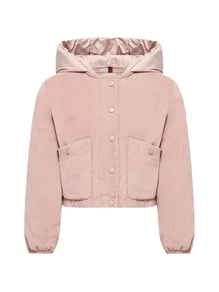 Kurtka dziecięca Moncler Enfant różowa