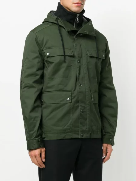 Geacă parka Kenzo cu imagine verde
