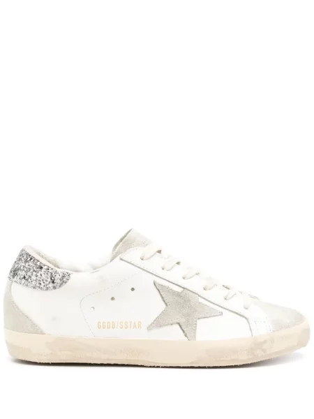 Sneakerși Golden Goose din piele alb