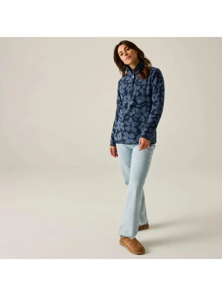 Bluza polarowa Frankie Borg Half Zip niebieska