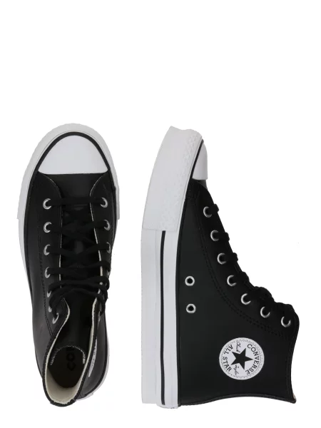 CONVERSE Superge CHUCK TAYLOR ALL STAR EVA LIFT črna bela