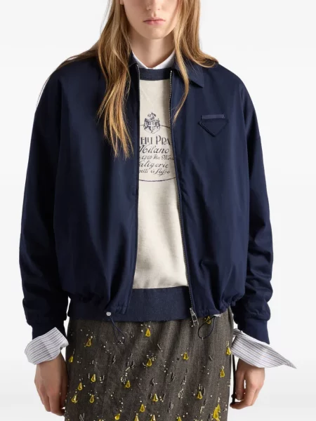 Hanorac crewneck Prada cu decolteu rotund