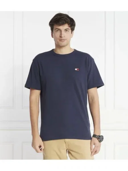 Tommy Jeans Póló BADGE kék